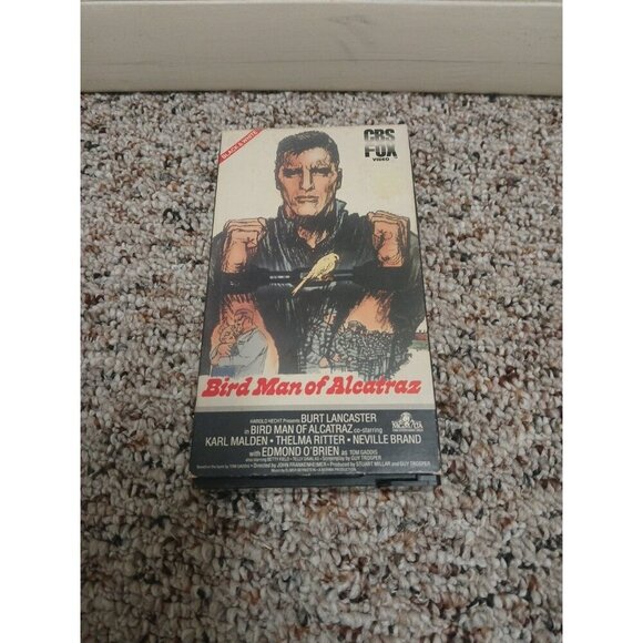 Bird Man Of Alcatraz VHS Tape Burt Lancaster Karl Malden Vhs Vintage Tested - Picture 1 of 5